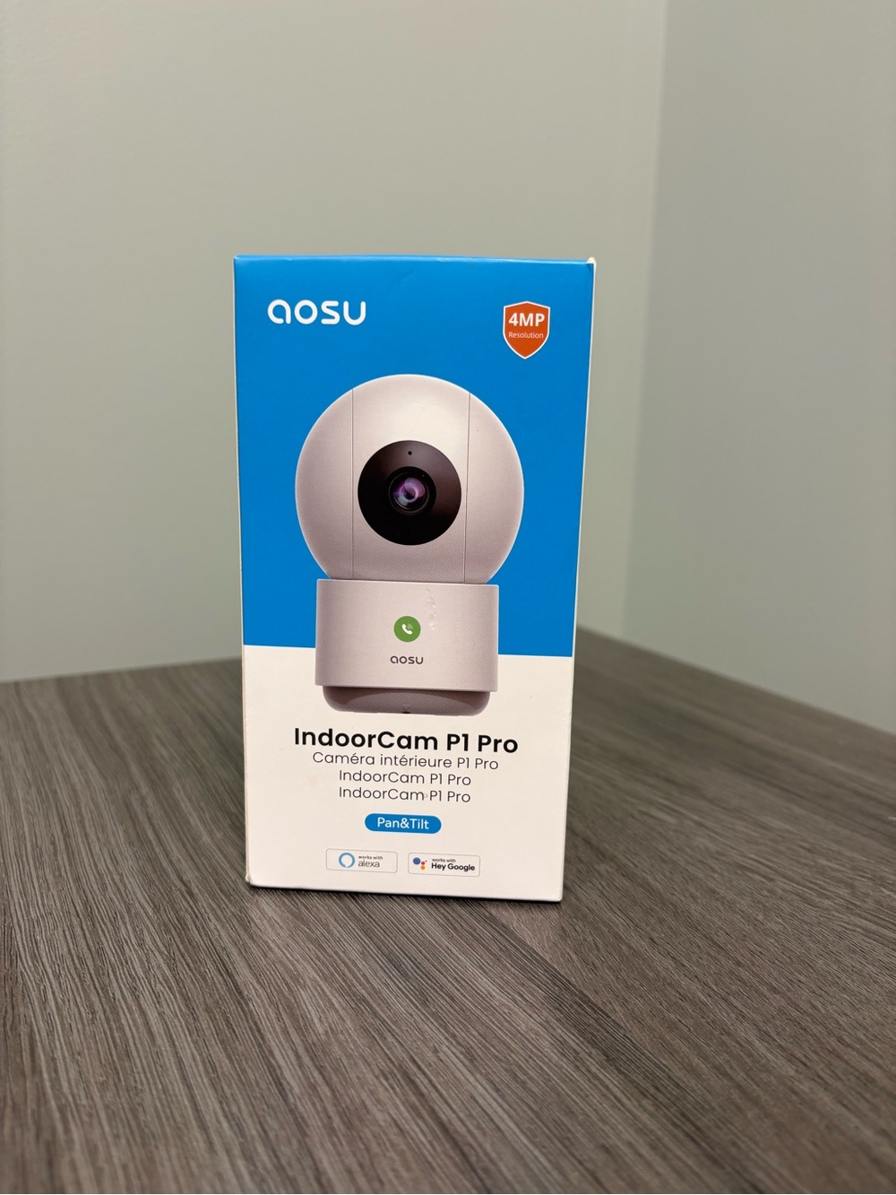 AOSU IndoorCam P1 Pro 4MP Indoor Security Camera – New Sealed